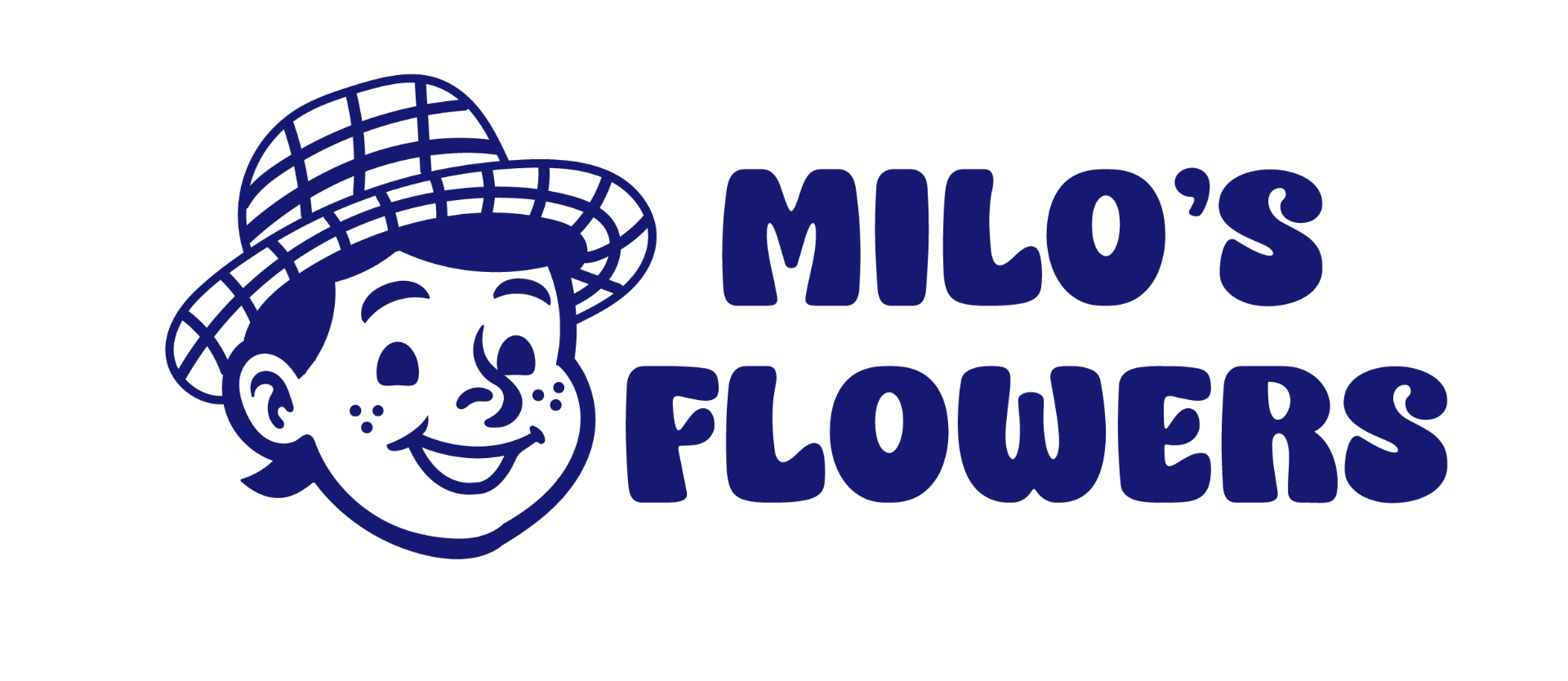 Milo's Flowers primary logo