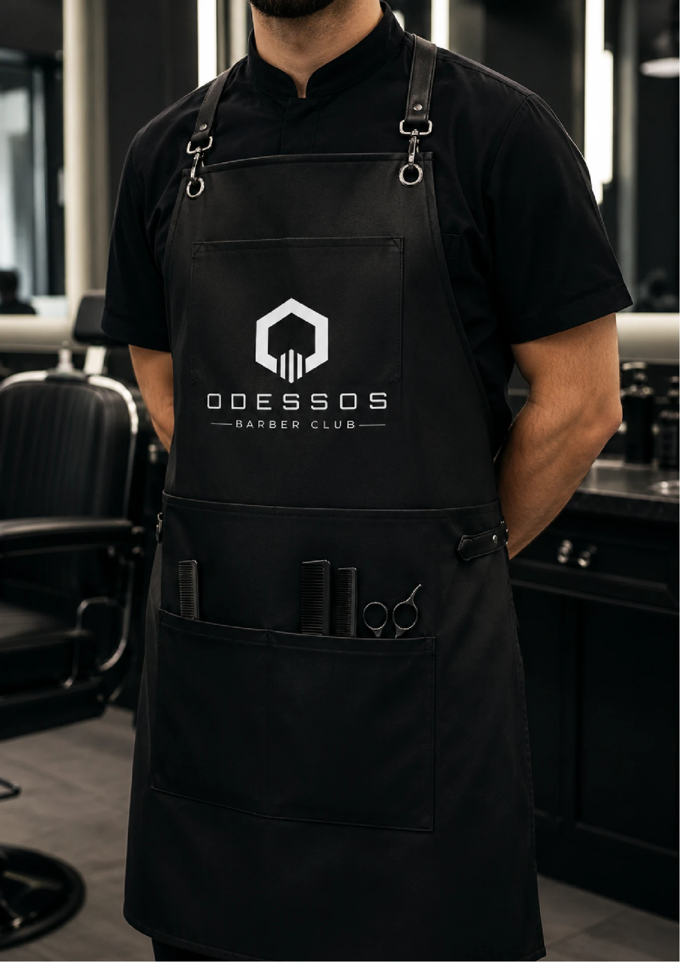 Odessos Barber Club mockup 1